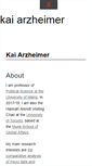 Mobile Screenshot of kai-arzheimer.com